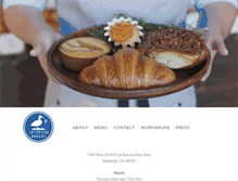 Tablet Screenshot of crispianbakery.com